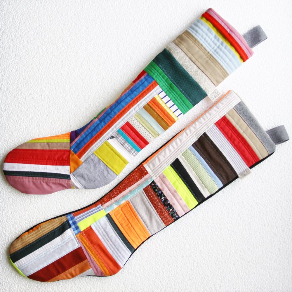 LAST CHANCE❗️12/31 - QUILTED HOLIDAY STOCKING - OOAK! (A) - Picture 4 of 10